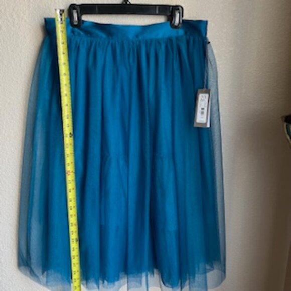 NWT Eva Mendes Layered Tulle Midi Skirt - Picture 3 of 4